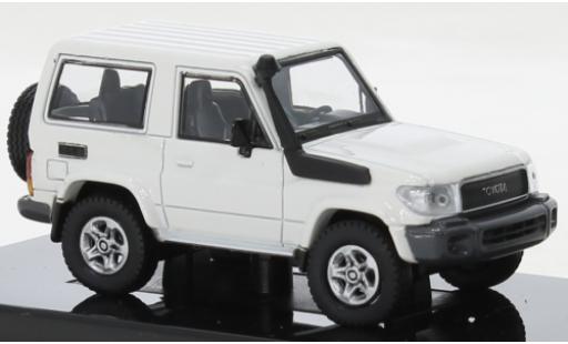 Coche miniatura Toyota Land Cruiser 1/64 Para64 71 SWB blanche 2014 Toyota Land Cruiser 1/64 Para64 71 SWB blanche 2014 coche miniatura