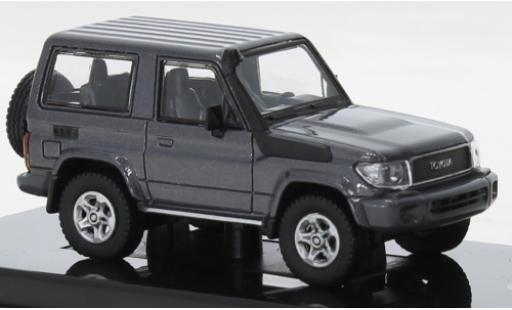 Coche miniatura Toyota Land Cruiser 1/64 Para64 71 SWB metallise gris 2014 Toyota Land Cruiser 1/64 Para64 71 SWB metallise gris 2014 coche miniatura