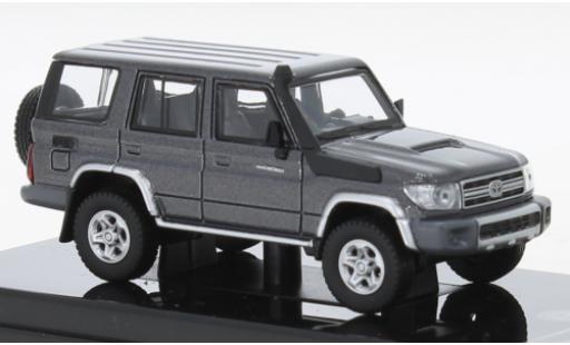 Coche miniatura Toyota Land Cruiser 1/64 Para64 76 metallise gris/blanco 2014 Toyota Land Cruiser 1/64 Para64 76 metallise gris/blanco 2014 coche miniatura