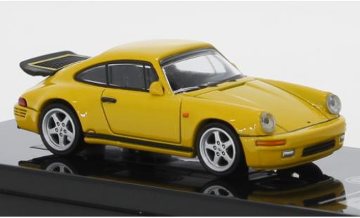 Coche miniatura Ruf CTR 1/64 Para64 amarillo 1987 Basis: Porsche 911 Carrera 3.2 (964) Ruf CTR 1/64 Para64 amarillo 1987 Basis: Porsche 911 Carrera 3.2 (964) coche miniatura