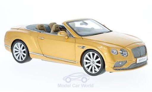 Coche miniatura Bentley Continental T 1/18 Paragon GT Convertible gold 2016 Bentley Continental T 1/18 Paragon GT Convertible gold 2016 coche miniatura