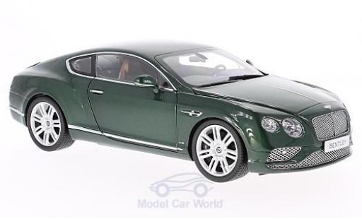 Coche miniatura Bentley Continental T 1/18 Paragon GT verde 2016 Bentley Continental T 1/18 Paragon GT verde 2016 coche miniatura