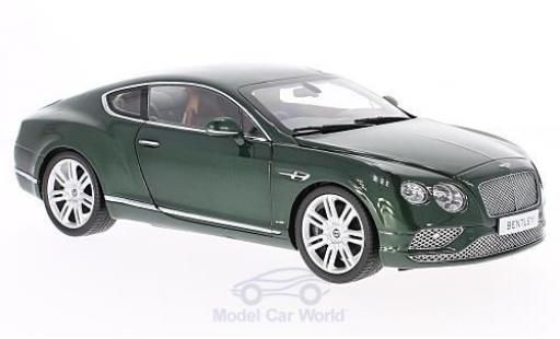 Coche miniatura Bentley Continental T 1/18 Paragon GT verde RHD 2016 Bentley Continental T 1/18 Paragon GT verde RHD 2016 coche miniatura