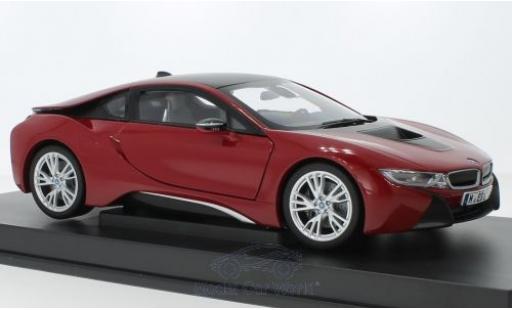 Bmw i8 1/18 Paragon rojo coche miniatura