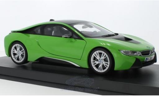 Bmw i8 1/18 Paragon verde coche miniatura