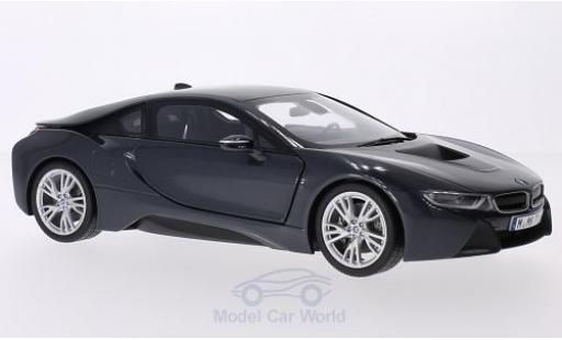 Bmw i8 1/18 Paragon metalico gris coche miniatura