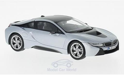 Bmw i8 1/43 Paragon gris/gris coche miniatura