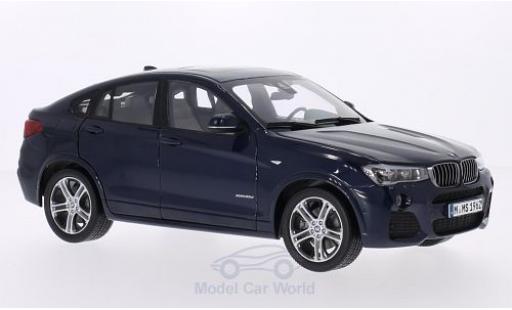 Bmw X4 1/18 Paragon metalico azul coche miniatura