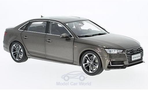 Coche miniatura Audi A4 1/18 Paudi L marron 2017 ohne Vitrine Audi A4 1/18 Paudi L marron 2017 ohne Vitrine coche miniatura