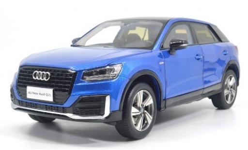 Audi Q2 1/18 Paudi L metalico azul 2018 coche miniatura