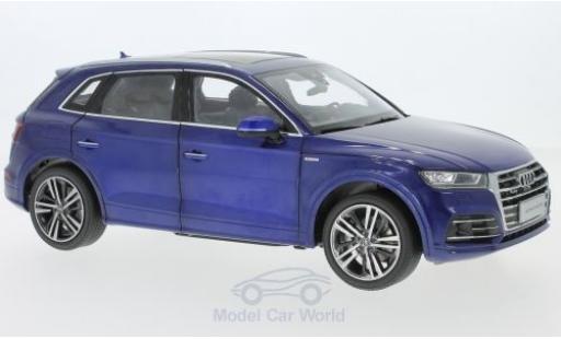 Audi Q5 1/18 Paudi L metalico azul 2018 coche miniatura