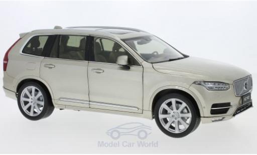 Volvo XC 1/18 Paudi 90 metalico beige 2018 coche miniatura