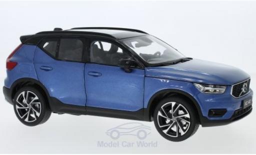 Volvo XC 1/18 Paudi 40 metalico azul 2018 coche miniatura