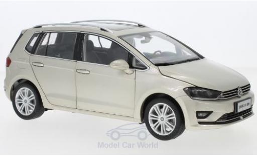 Volkswagen Golf 1/18 Paudi Sportsvan metalico beige 2018 coche miniatura