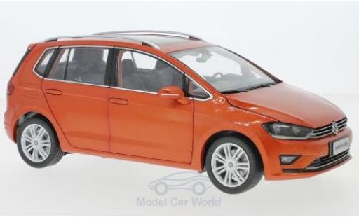 Volkswagen Golf 1/18 Paudi Sportsvan metalico naranja 2018 coche miniatura
