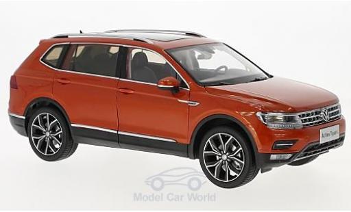 Volkswagen Tiguan 1/18 Paudi L metalico naranja 2017 coche miniatura