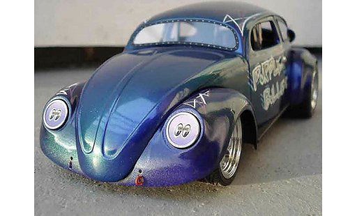 Volkswagen Kafer Drag Run 1/18 Solido cox 58 purple bullet coche miniatura