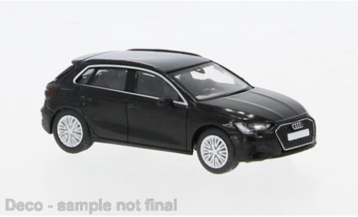 Coche miniatura Audi A3 1/87 PCX87 (8Y) metallise schwarz 2022 1:87 Audi A3 1/87 PCX87 (8Y) metallise schwarz 2022 1:87 coche miniatura