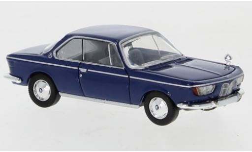 Bmw 2000 1/87 PCX87 CS azul 1965 coche miniatura