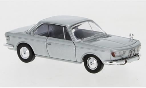 Bmw 2000 1/87 PCX87 CS gris 1965 coche miniatura