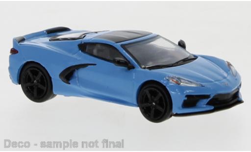 Coche miniatura Chevrolet Corvette 1/87 PCX87 C8 azul 2020 Chevrolet Corvette 1/87 PCX87 C8 azul 2020 coche miniatura