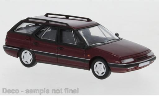 Citroen XM 1/87 PCX87 Break metalico rojo 1991 exclusive avec Model Car World coche miniatura