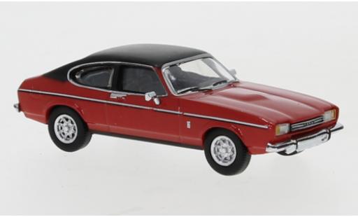 Coche miniatura Ford Capri 1/87 PCX87 MK II rojo/matt-negro 1974 Ford Capri 1/87 PCX87 MK II rojo/matt-negro 1974 coche miniatura