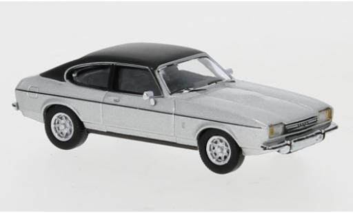 Ford Capri 1/87 PCX87 MK II gris/matt-negro 1974 coche miniatura
