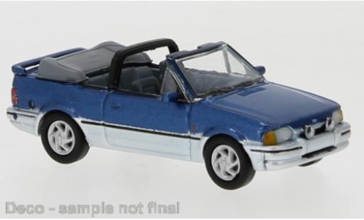 Coche miniatura Ford Escort 1/87 PCX87 IV Cabriolet metalico azul/gris 1986 Ford Escort 1/87 PCX87 IV Cabriolet metalico azul/gris 1986 coche miniatura