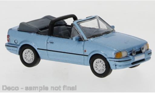Coche miniatura Ford Escort 1/87 PCX87 IV Cabriolet metalico azul 1986 Ford Escort 1/87 PCX87 IV Cabriolet metalico azul 1986 coche miniatura