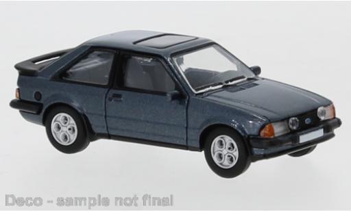 Coche miniatura Ford Escort 1/87 PCX87 MK III XR3 metalico azul 1981 exclusive avec Model Car World Ford Escort 1/87 PCX87 MK III XR3 metalico azul 1981 exclusive avec Model Car World coche miniatura