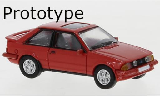 Coche miniatura Ford Escort 1/87 PCX87 MK III XR3 rojo 1981 Ford Escort 1/87 PCX87 MK III XR3 rojo 1981 coche miniatura