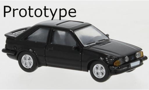 Coche miniatura Ford Escort 1/87 PCX87 MK III XR3 negro 1981 Ford Escort 1/87 PCX87 MK III XR3 negro 1981 coche miniatura