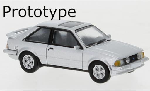 Coche miniatura Ford Escort 1/87 PCX87 MK III XR3 gris 1981 Ford Escort 1/87 PCX87 MK III XR3 gris 1981 coche miniatura