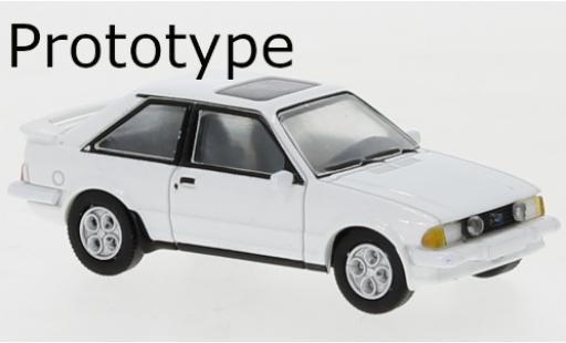 Coche miniatura Ford Escort 1/87 PCX87 MK III XR3 blanco 1981 Ford Escort 1/87 PCX87 MK III XR3 blanco 1981 coche miniatura