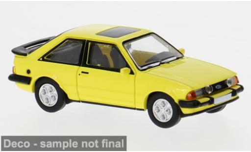Coche miniatura Ford Escort 1/87 PCX87 MK III XR3i gelb 1982 1:87 Ford Escort 1/87 PCX87 MK III XR3i gelb 1982 1:87 coche miniatura