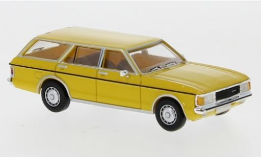 Coche miniatura Ford Granada 1/87 PCX87 MK I Turnier amarillo 1974 Ford Granada 1/87 PCX87 MK I Turnier amarillo 1974 coche miniatura