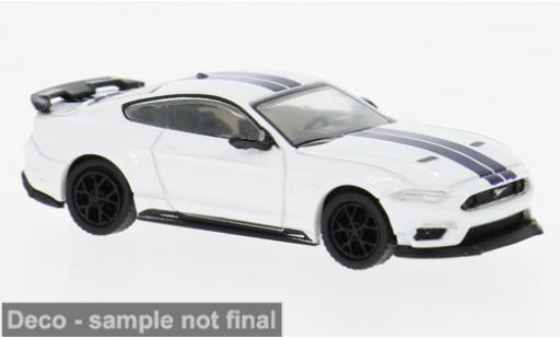 Coche miniatura Ford Mustang 1/87 PCX87 VI Mach I weiss/blau 2020 1:87 Ford Mustang 1/87 PCX87 VI Mach I weiss/blau 2020 1:87 coche miniatura
