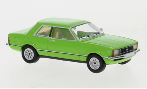 Ford Taunus 1/87 PCX87 TC2 verde 1976 coche miniatura