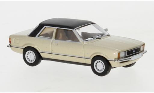 Ford Taunus 1/87 PCX87 TC2 metalico beige/matt-negro 1976 coche miniatura
