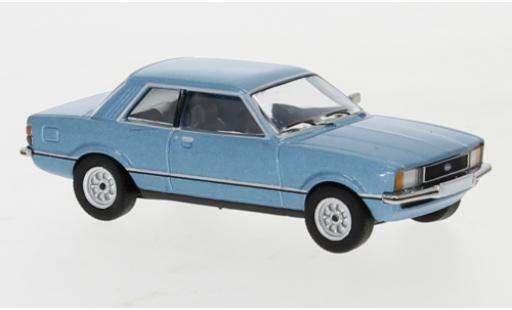 Ford Taunus 1/87 PCX87 TC2 metalico azul 1976 coche miniatura