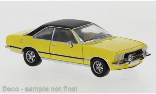 Coche miniatura Opel Commodore 1/87 PCX87 B Coupe amarillo/matt-negro 1972 Opel Commodore 1/87 PCX87 B Coupe amarillo/matt-negro 1972 coche miniatura