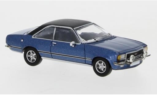 Coche miniatura Opel Commodore 1/87 PCX87 B Coupe metalico azul/matt-negro 1972 Opel Commodore 1/87 PCX87 B Coupe metalico azul/matt-negro 1972 coche miniatura