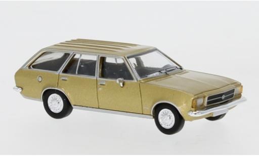 Coche miniatura Opel Rekord 1/87 PCX87 D Caravan gold 1972 Opel Rekord 1/87 PCX87 D Caravan gold 1972 coche miniatura