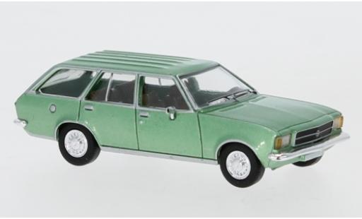Coche miniatura Opel Rekord 1/87 PCX87 D Caravan metalico verde 1972 Opel Rekord 1/87 PCX87 D Caravan metalico verde 1972 coche miniatura