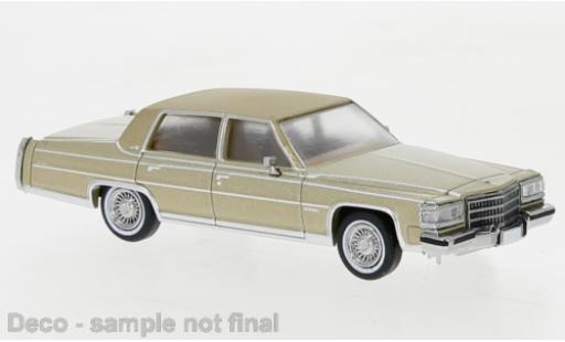 Coche miniatura Cadillac Fleetwood 1/87 PCX87 Brougham metallise beige 1982 Cadillac Fleetwood 1/87 PCX87 Brougham metallise beige 1982 coche miniatura