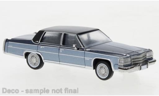 Coche miniatura Cadillac Fleetwood 1/87 PCX87 Brougham metallise azul clair/metallise azul foncé 1982 Cadillac Fleetwood 1/87 PCX87 Brougham metallise azul clair/metallise azul foncé 1982 coche miniatura