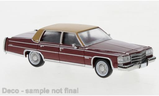 Coche miniatura Cadillac Fleetwood 1/87 PCX87 Brougham metallise rouge foncé/matte-brun 1982 Cadillac Fleetwood 1/87 PCX87 Brougham metallise rouge foncé/matte-brun 1982 coche miniatura