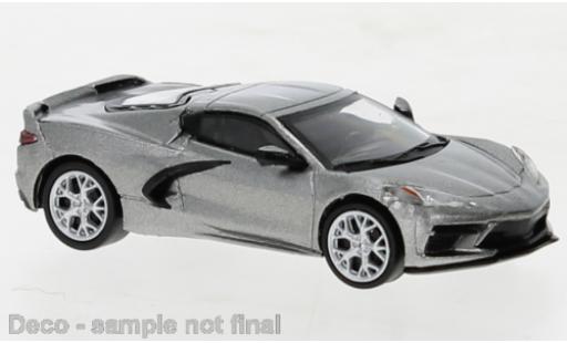 Coche miniatura Chevrolet Corvette 1/87 PCX87 C8 metallise gris 2020 Chevrolet Corvette 1/87 PCX87 C8 metallise gris 2020 coche miniatura