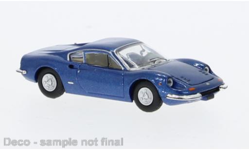 Coche miniatura Ferrari Dino 1/87 PCX87 246 GT metallise azul 1969 Ferrari Dino 1/87 PCX87 246 GT metallise azul 1969 coche miniatura